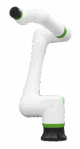 Collaborative robotic arm designed for safe human-robot interaction, automation, and precision material handling applications.