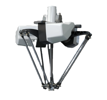 Delta robot designed for high-speed pick-and-place, sorting, and packaging automation applications.