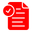 Checklist and document icon representing quality assurance, compliance verification, and packaging inspection processes.