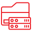 Induction sealing machine icon representing automated foil sealing technology for secure container packaging.