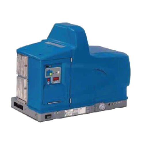 Industrial hot melt adhesive applicator used for automated glue application in packaging and product assembly processes.