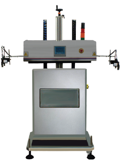 Sigma Jet automatic induction sealing machine with integrated rejection system for high-speed container sealing and quality assurance.