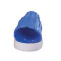 Blue flip-top dispensing cap in an open position designed for controlled dispensing and convenient product access.