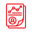 Packaging performance icon representing efficiency, productivity improvement, and optimized sealing operations.