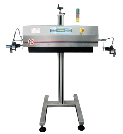 Neo 65 automatic induction sealing machine designed for continuous sealing of bottles and containers with induction foil liners.