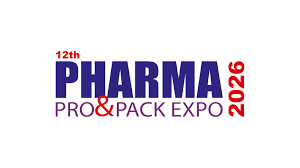 Pharma Pro & Pack Expo 2026 event logo representing the pharmaceutical manufacturing, packaging, and processing industry exhibition.